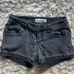 Girls Black Shorts